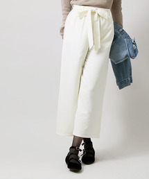 WEGO | WEGO/リボンクロップドワイドパンツ(その他パンツ)