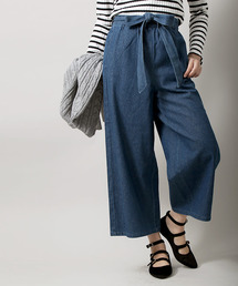 WEGO | WEGO/リボンクロップドワイドパンツ(その他パンツ)