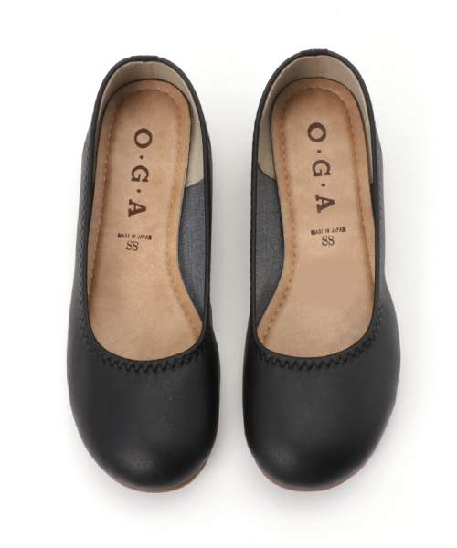 chumchum（チャムチャム）の「ラウンドトゥ ローヒールペタンコバレエシューズ（21.5～25.5ｃｍ）柔らか合成皮革幅広/chum chum select（バレエシューズ・レディース・ブラウン/レッド/グレー系その他2/ネイビー/オレンジ/ブラック/ミックスグレー/ブラック×グレー/ブルー/アイボリー・S/3L/SS/LL/L/M）」の13枚目の写真