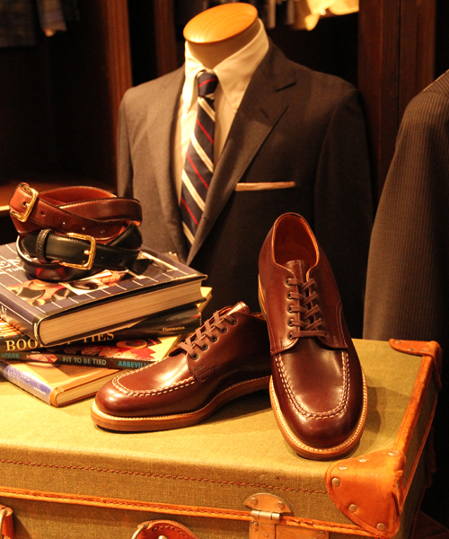 BEAMS PLUS(ビームスプラス)の「ALDEN×BEAMS PLUS / 別注 “Moc Toe Blucher Oxford”(ドレスシューズ・メンズ・ダークブラウン・6/7/7.5/10)」の7枚目の写真