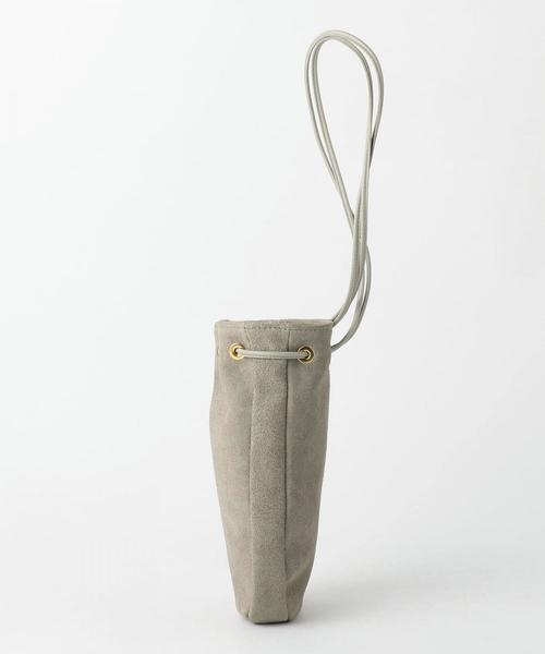 5525gallery×PORTER（ゴーゴーニーゴーギャラリーカケルポーター）の「5525gallery×PORTER(5525ギャラリー×ポーター) POUCH S SU（ショルダーバッグ・メンズ・ブラック/グレー/ベージュ/パープル・FREE）」の5枚目の写真