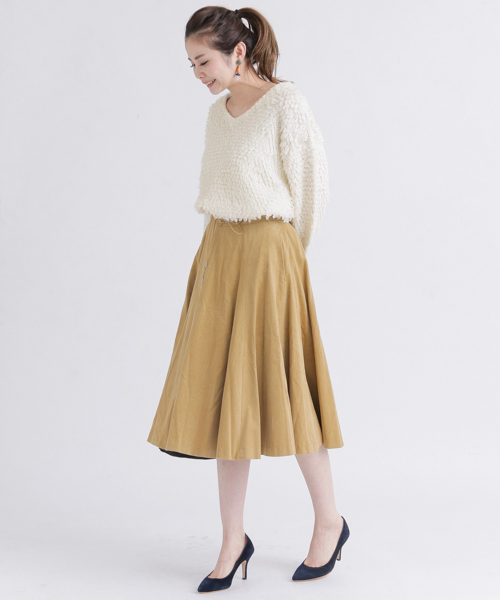 URBAN RESEARCH Sonny Label（アーバンリサーチサニーレーベル）の「ループヤーンニットプルオーバー（ニット/セーター・レディース・グレー/レッド/オフホワイト/ブルー系その他・FREE）」の20枚目の写真