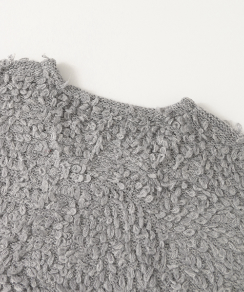 URBAN RESEARCH Sonny Label（アーバンリサーチサニーレーベル）の「ループヤーンニットプルオーバー（ニット/セーター・レディース・グレー/レッド/オフホワイト/ブルー系その他・FREE）」の22枚目の写真