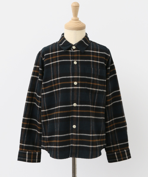 URBAN RESEARCH DOORS(アーバンリサーチドアーズ)の「FORK&SPOON ネルチェックシャツ(KIDS)(シャツ/ブラウス・キッズ・ブラウン系その他・90/120/105/135)」の15枚目の写真