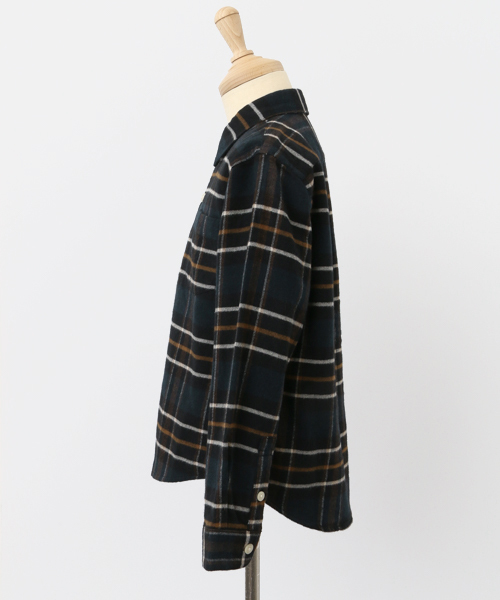 URBAN RESEARCH DOORS(アーバンリサーチドアーズ)の「FORK&SPOON ネルチェックシャツ(KIDS)(シャツ/ブラウス・キッズ・ブラウン系その他・90/120/105/135)」の5枚目の写真