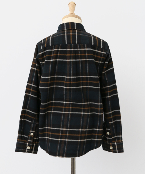 URBAN RESEARCH DOORS(アーバンリサーチドアーズ)の「FORK&SPOON ネルチェックシャツ(KIDS)(シャツ/ブラウス・キッズ・ブラウン系その他・90/120/105/135)」の11枚目の写真