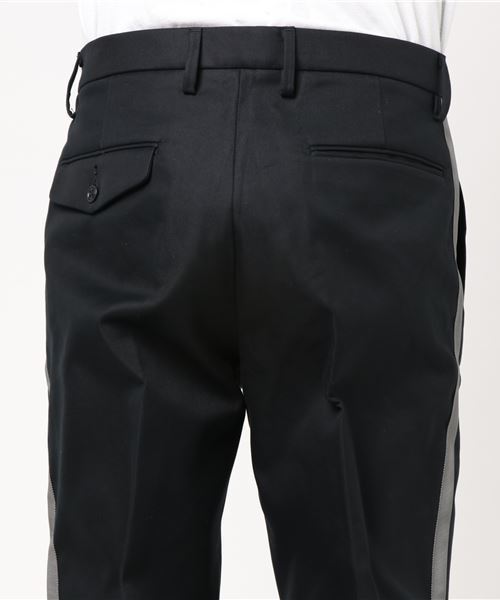 ADAM ET ROPE'(アダムエロペ)の「二重織サージサイドラインパンツ(その他パンツ・メンズ・ブラック/キャメル・L/M)」の10枚目の写真