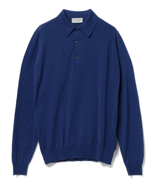 JOHN SMEDLEY(ジョンスメドレー)の「◎JOHN SMEDLEY / BRANDWELL ニットポロ(ポロシャツ・メンズ・ブラック/ネイビー/ブラウン/ブルー/バーガンディー・SMALL/MEDIUM/LARGE)」の5枚目の写真