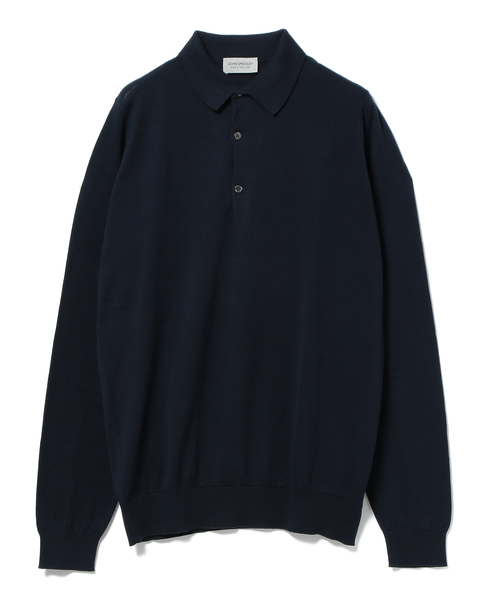 JOHN SMEDLEY(ジョンスメドレー)の「◎JOHN SMEDLEY / BRANDWELL ニットポロ(ポロシャツ・メンズ・ブラック/ネイビー/ブラウン/ブルー/バーガンディー・SMALL/MEDIUM/LARGE)」の12枚目の写真
