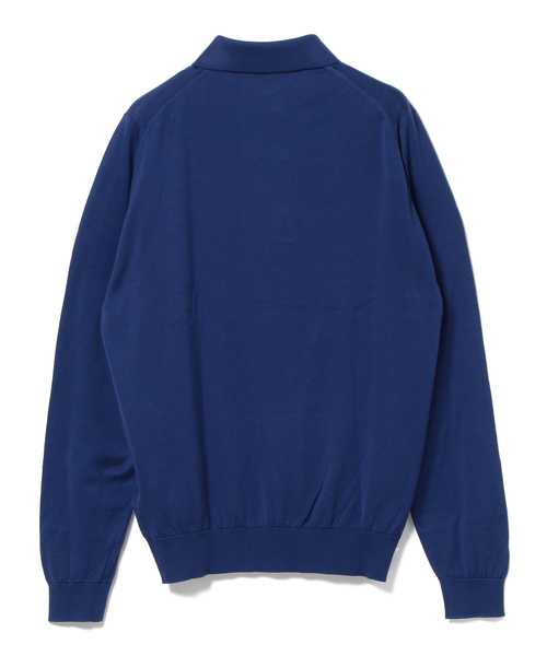 JOHN SMEDLEY(ジョンスメドレー)の「◎JOHN SMEDLEY / BRANDWELL ニットポロ(ポロシャツ・メンズ・ブラック/ネイビー/ブラウン/ブルー/バーガンディー・SMALL/MEDIUM/LARGE)」の8枚目の写真