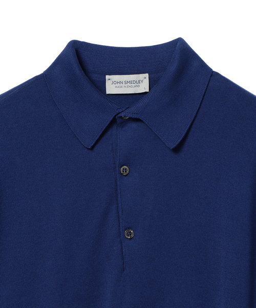 JOHN SMEDLEY(ジョンスメドレー)の「◎JOHN SMEDLEY / BRANDWELL ニットポロ(ポロシャツ・メンズ・ブラック/ネイビー/ブラウン/ブルー/バーガンディー・SMALL/MEDIUM/LARGE)」の9枚目の写真