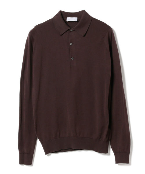 JOHN SMEDLEY(ジョンスメドレー)の「◎JOHN SMEDLEY / BRANDWELL ニットポロ(ポロシャツ・メンズ・ブラック/ネイビー/ブラウン/ブルー/バーガンディー・SMALL/MEDIUM/LARGE)」の20枚目の写真