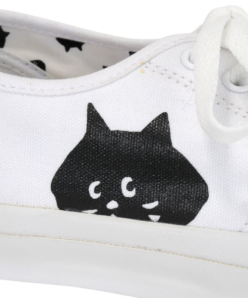 CONVERSE（コンバース）の「にゃー×コンバース（スニーカー・レディース・ホワイト・01/02/03/04/05）」の12枚目の写真