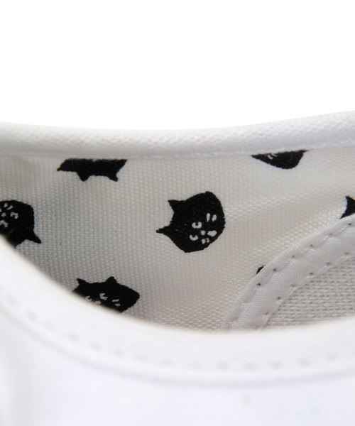 CONVERSE（コンバース）の「にゃー×コンバース（スニーカー・レディース・ホワイト・01/02/03/04/05）」の10枚目の写真