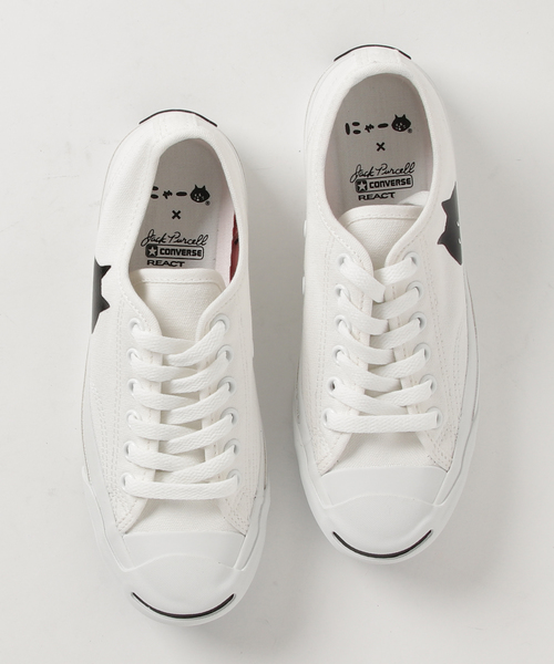 CONVERSE（コンバース）の「にゃー×コンバース（スニーカー・レディース・ホワイト・01/02/03/04/05）」の19枚目の写真