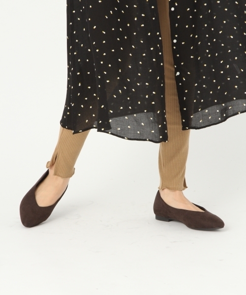 niko and...(ニコアンド)の「オリジナルリブカットペチパンツ(その他パンツ・レディース・ブラック/ベージュ/アイボリー・2/4/3)」の3枚目の写真