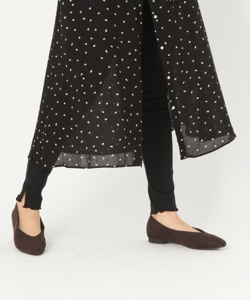 niko and...(ニコアンド)の「オリジナルリブカットペチパンツ(その他パンツ・レディース・ブラック/ベージュ/アイボリー・2/4/3)」の2枚目の写真