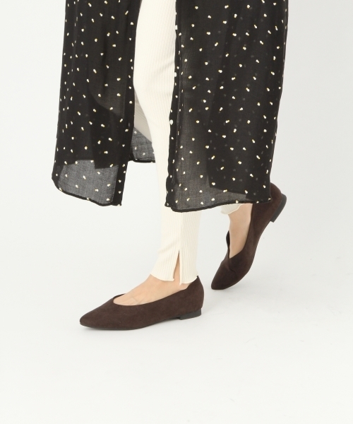 niko and...(ニコアンド)の「オリジナルリブカットペチパンツ(その他パンツ・レディース・ブラック/ベージュ/アイボリー・2/4/3)」の12枚目の写真