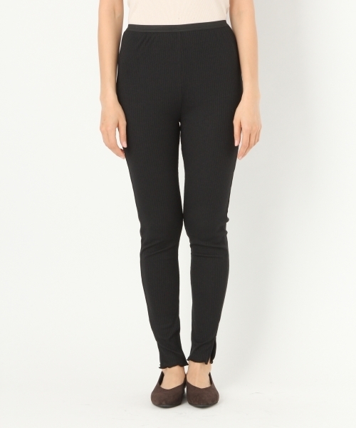 niko and...(ニコアンド)の「オリジナルリブカットペチパンツ(その他パンツ・レディース・ブラック/ベージュ/アイボリー・2/4/3)」の8枚目の写真