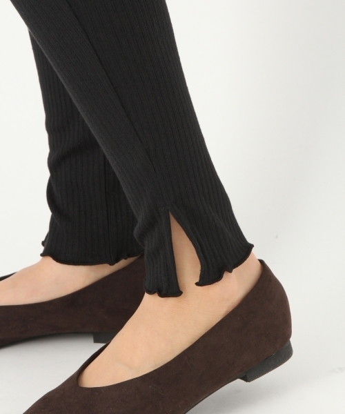 niko and...(ニコアンド)の「オリジナルリブカットペチパンツ(その他パンツ・レディース・ブラック/ベージュ/アイボリー・2/4/3)」の14枚目の写真