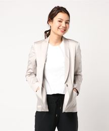 Allureville アルアバイルのテーラードジャケット サテン 通販 Zozotown