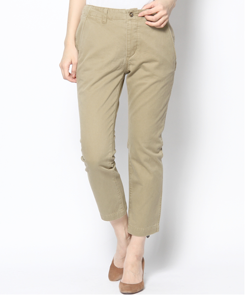JOURNAL STANDARD（ジャーナルスタンダード）の「○C/チノ 8ブタケパンツ＃（チノパンツ・レディース・ネイビー/カーキ/ベージュ/ブラック/ホワイト/サファリグリーン/キャメル・38/34/36/40）」の4枚目の写真