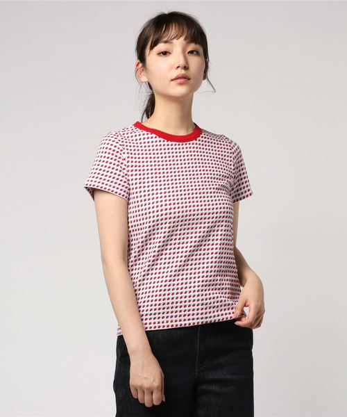 LOWRYS FARM(ローリーズファーム)の「アソートJQDT/SS 789917(Tシャツ/カットソー・レディース・レッド/イエロー・LARGE/MEDIUM)」の6枚目の写真