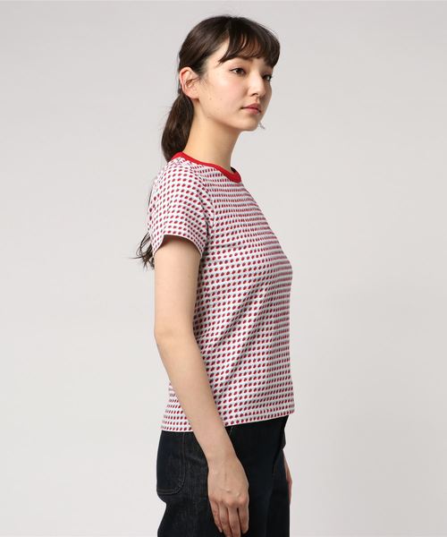LOWRYS FARM(ローリーズファーム)の「アソートJQDT/SS 789917(Tシャツ/カットソー・レディース・レッド/イエロー・LARGE/MEDIUM)」の4枚目の写真