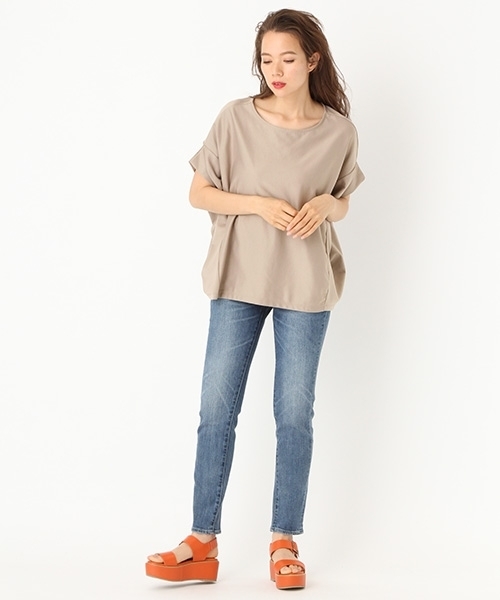 niko and...（ニコアンド）の「バンザイスリーブプルオーバー（シャツ/ブラウス・レディース・ブラック/オフホワイト/カーキ/モカ・MEDIUM/LARGE）」の16枚目の写真