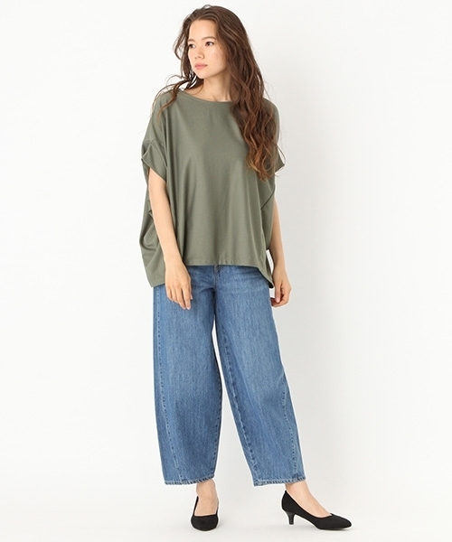 niko and...（ニコアンド）の「バンザイスリーブプルオーバー（シャツ/ブラウス・レディース・ブラック/オフホワイト/カーキ/モカ・MEDIUM/LARGE）」の17枚目の写真