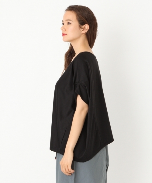 niko and...（ニコアンド）の「バンザイスリーブプルオーバー（シャツ/ブラウス・レディース・ブラック/オフホワイト/カーキ/モカ・MEDIUM/LARGE）」の6枚目の写真