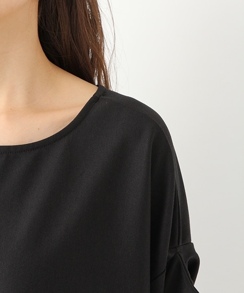 niko and...（ニコアンド）の「バンザイスリーブプルオーバー（シャツ/ブラウス・レディース・ブラック/オフホワイト/カーキ/モカ・MEDIUM/LARGE）」の8枚目の写真