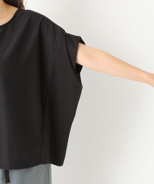 niko and...（ニコアンド）の「バンザイスリーブプルオーバー（シャツ/ブラウス・レディース・ブラック/オフホワイト/カーキ/モカ・MEDIUM/LARGE）」の9枚目の写真