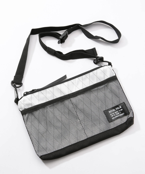 NANO universe（ナノユニバース）の「ROYAL PALM/Ｘ－ＰＡＣ　サコッシュショルダー（ショルダーバッグ・メンズ・ホワイト/ブラック/ネイビー・FREE）」の2枚目の写真