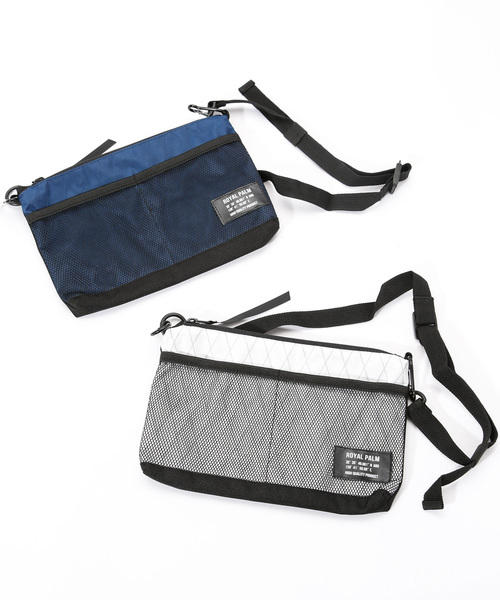 NANO universe（ナノユニバース）の「ROYAL PALM/Ｘ－ＰＡＣ　サコッシュショルダー（ショルダーバッグ・メンズ・ホワイト/ブラック/ネイビー・FREE）」の13枚目の写真