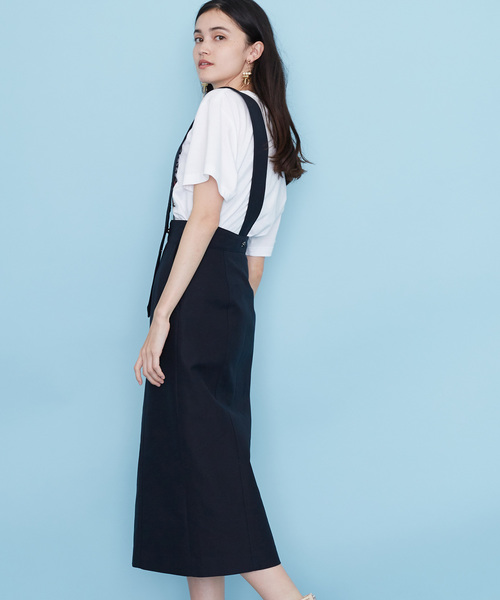 UNITED TOKYO(ユナイテッドトウキョウ)の「2WAYアシメショルダースカート(スカート・レディース・ネイビー/ベージュ/ブラウン・1/2)」の11枚目の写真