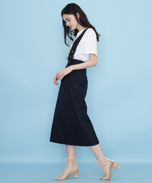 UNITED TOKYO(ユナイテッドトウキョウ)の「2WAYアシメショルダースカート(スカート・レディース・ネイビー/ベージュ/ブラウン・1/2)」の16枚目の写真