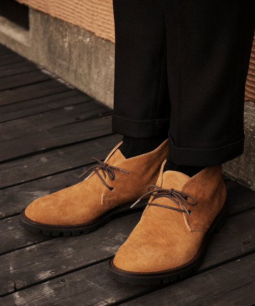 MR.OLIVE（ミスターオリーブ）の「WATER PROOF GOAT SUEDE LEATHER / VIBRAM TANK SOLE