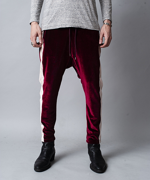 NO ID.（ノーアイディ）の「mp6305-ベロアジャージートラックサルエル