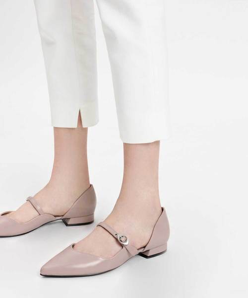 CHARLES & KEITH(チャールズ & キース)の「ポインテッドメリージェーン / POINTED MARY JANES(ローファー・レディース・ピンク/レッド/ブラック・24.5cm/23cm/23.5cm/22.5cm/25cm/25.5cm)」の10枚目の写真