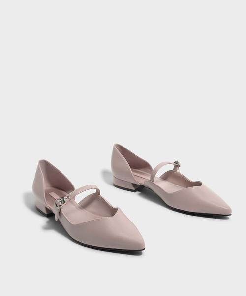 CHARLES & KEITH(チャールズ & キース)の「ポインテッドメリージェーン / POINTED MARY JANES(ローファー・レディース・ピンク/レッド/ブラック・24.5cm/23cm/23.5cm/22.5cm/25cm/25.5cm)」の11枚目の写真