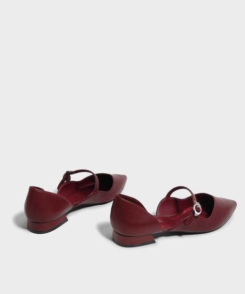 CHARLES & KEITH(チャールズ & キース)の「ポインテッドメリージェーン / POINTED MARY JANES(ローファー・レディース・ピンク/レッド/ブラック・24.5cm/23cm/23.5cm/22.5cm/25cm/25.5cm)」の18枚目の写真