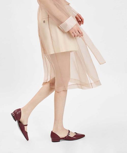 CHARLES & KEITH(チャールズ & キース)の「ポインテッドメリージェーン / POINTED MARY JANES(ローファー・レディース・ピンク/レッド/ブラック・24.5cm/23cm/23.5cm/22.5cm/25cm/25.5cm)」の21枚目の写真