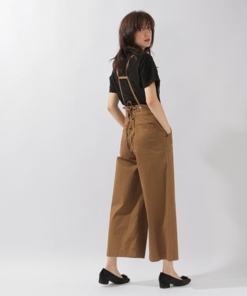 laboratory work(ラボラトリーワーク)の「ジャガードレースモックネックプルオーバー(Tシャツ/カットソー・レディース・アイボリー/オフホワイト/ブラック・MEDIUM)」の6枚目の写真