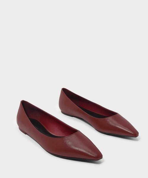 CHARLES & KEITH(チャールズ & キース)の「クラシックポインテッドバレリーナ / CLASSIC POINTED BALLERINAS(バレエシューズ・レディース・ブラック/レッド・22.5cm/23.5cm/25.5cm/23cm/24.5cm/25cm)」の10枚目の写真