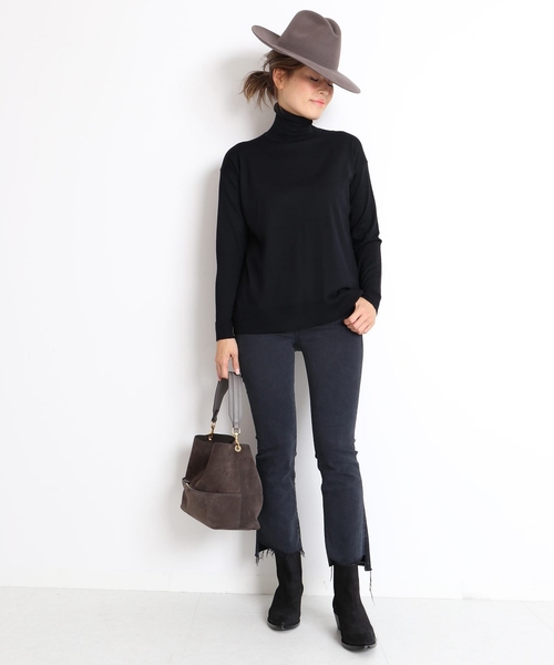 Deuxieme Classe(ドゥーズィエムクラス)の「*MOTHER FADED BLACK INSIDER CROP(デニムパンツ・レディース・ブラック系その他・24/25/26/27)」の4枚目の写真