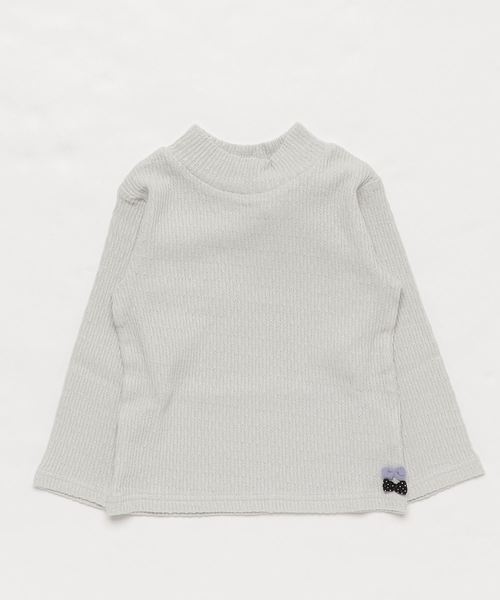 RAGMART（ラグマート）の「リブニットハイネックＴシャツ（Tシャツ/カットソー・キッズ・ブラック/その他/グレー・100cm/110cm/120cm/130cm）」の2枚目の写真
