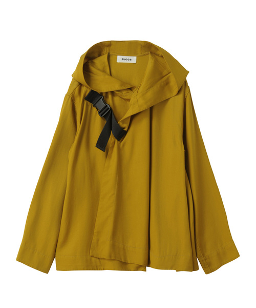 zucca バックルテンセルツイル ショートブルゾン zucca バックルテンセルツイル ショートブルゾン