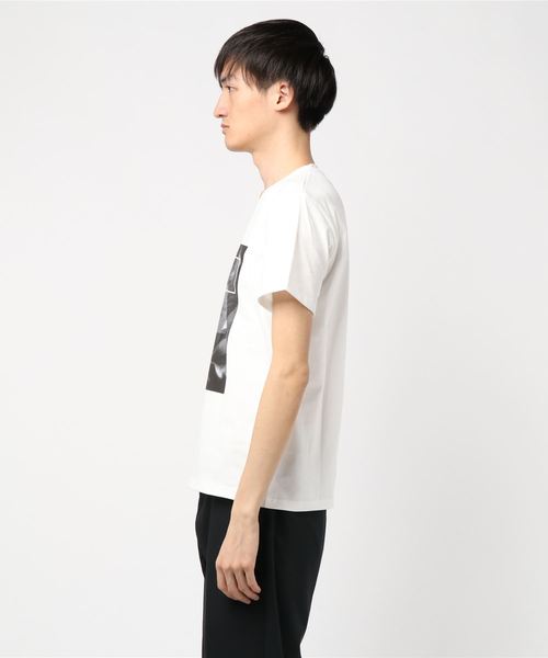 GOSTAR DE FUGA（ゴスタール ジフーガ）の「モノクロデザインVネック半袖Tカットソー/半袖Tシャツ（Tシャツ/カットソー・メンズ・ホワイト/ブラック・M/L）」の7枚目の写真