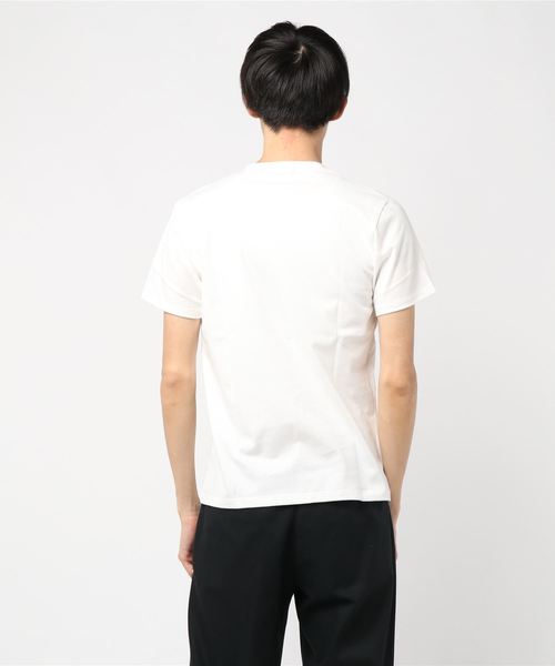 GOSTAR DE FUGA（ゴスタール ジフーガ）の「モノクロデザインVネック半袖Tカットソー/半袖Tシャツ（Tシャツ/カットソー・メンズ・ホワイト/ブラック・M/L）」の6枚目の写真